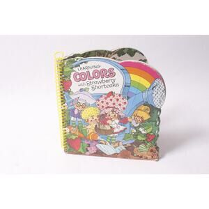 Learning Colors with Strawberry Shortcake Picture Book Vintage ~ 260317-WH 988